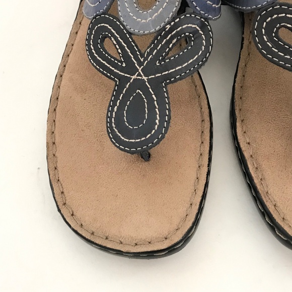 NATURALIZER Leather Sandals Calon Thong Sandals Women’s Size 10 WIDE - Picture 7 of 16